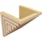 Ekena Millwork 9"W x 9"D x 9"H Wide Landon Rough Cedar Woodgrain TimberThane Corbel, Primed Tan CORUR09X09X09LANRCPR - alternate 5